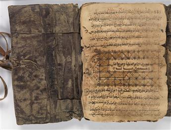 (ISLAM.) A nearly complete manuscript copy of the Quran from the Yattara Family Library in Timbuktu.